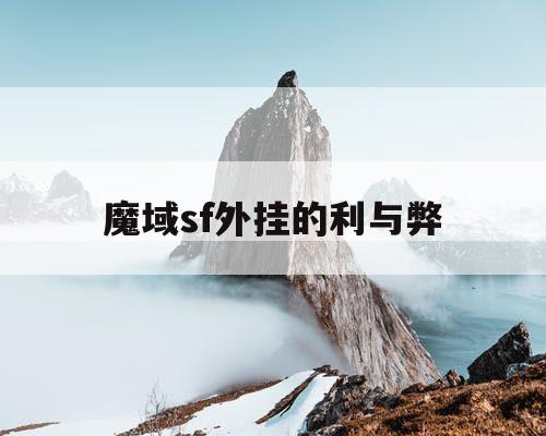 魔域sf外挂的利与弊
