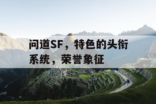 问道SF，特色的头衔系统，荣誉象征
