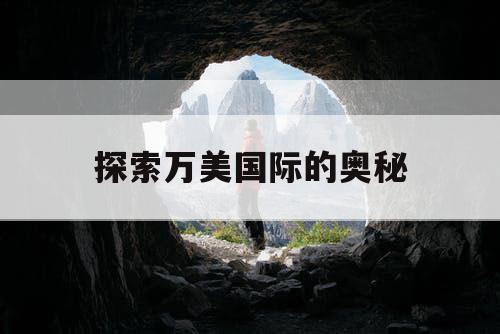 探索万美国际的奥秘