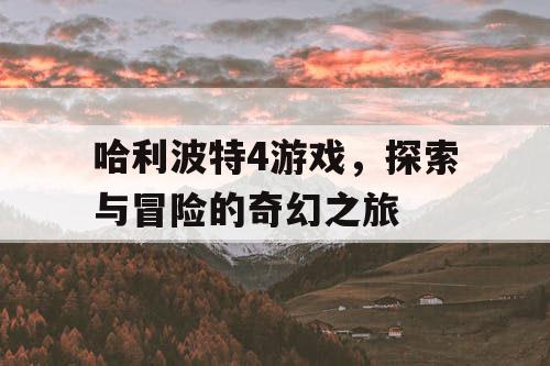 哈利波特4游戏,探索与冒险的奇幻之旅 哈利波特4游戏,探索与冒险的奇幻之旅