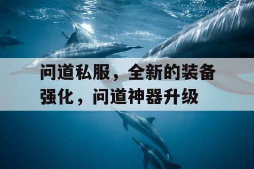 问道私服，全新的装备强化，问道神器升级