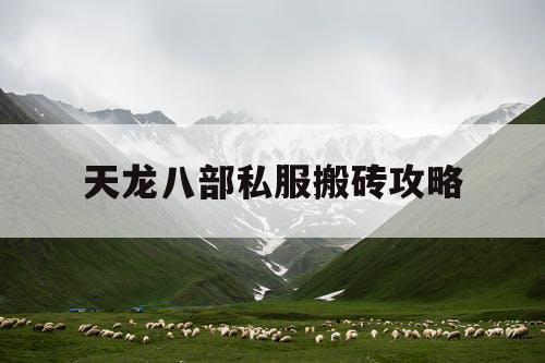 天龙八部私服搬砖攻略