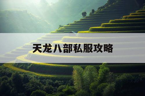 天龙八部私服攻略