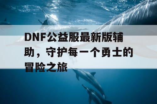 DNF公益服最新版辅助，守护每一个勇士的冒险之旅