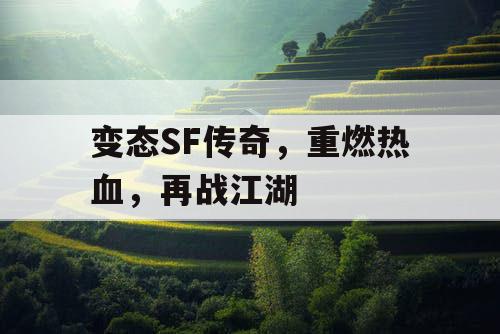 变态SF传奇，重燃热血，再战江湖