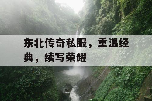 东北传奇私服，重温经典，续写荣耀