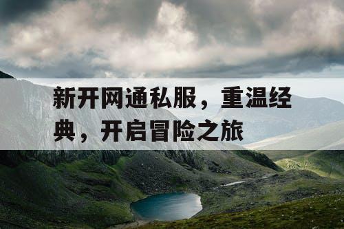 新开网通私服，重温经典，开启冒险之旅