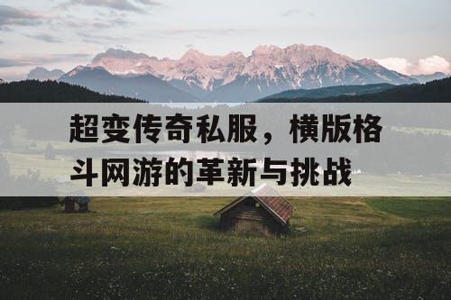 超变传奇私服,横版格斗网游的革新与挑战 超变传奇私服,横版格斗网游的革新与挑战