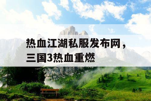 热血江湖私服发布网，三国3热血重燃