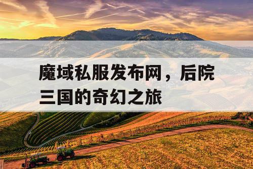 魔域私服发布网，后院三国的奇幻之旅