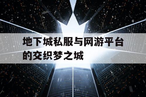 地下城私服与网游平台的交织梦之城