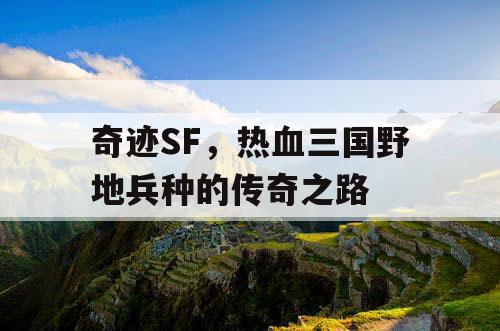 奇迹SF，热血三国野地兵种的传奇之路