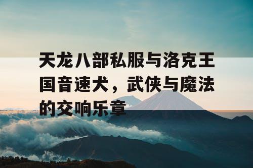 天龙八部私服与洛克王国音速犬，武侠与魔法的交响乐章