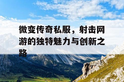 微变传奇私服，射击网游的独特魅力与创新之路