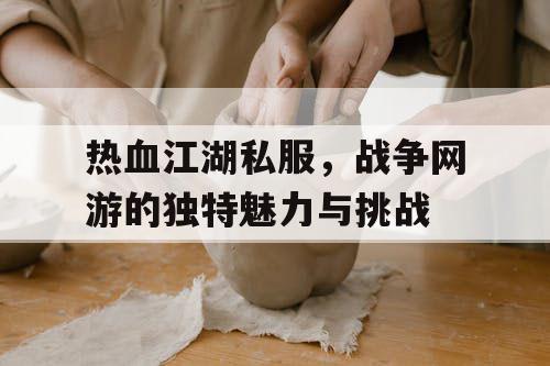热血江湖私服，战争网游的独特魅力与挑战