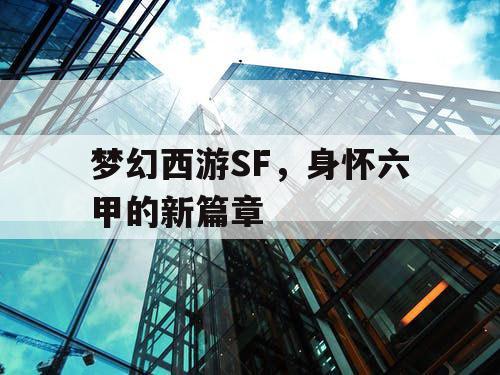 梦幻西游SF，身怀六甲的新篇章