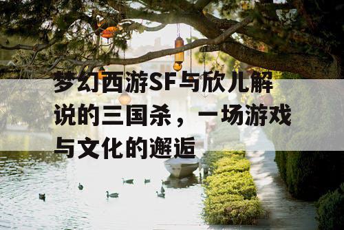 梦幻西游SF与欣儿解说的三国杀，一场游戏与文化的邂逅