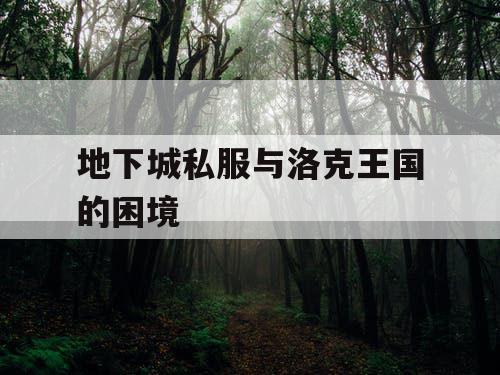 地下城私服与洛克王国的困境