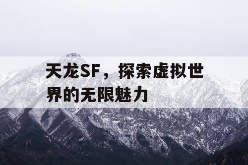 天龙SF，探索虚拟世界的无限魅力