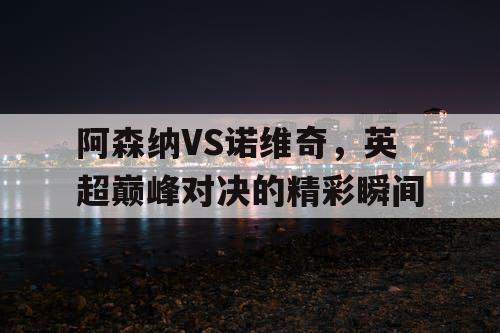 阿森纳VS诺维奇，英超巅峰对决的精彩瞬间