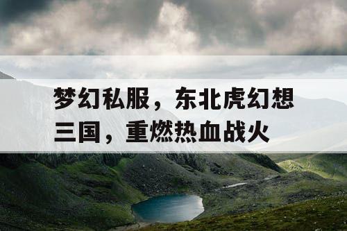 梦幻私服,东北虎幻想三国,重燃热血战火 梦幻私服,东北虎幻想三国,重燃热血战火