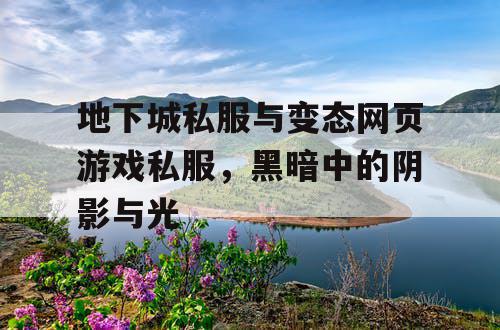 地下城私服与变态网页游戏私服，黑暗中的阴影与光