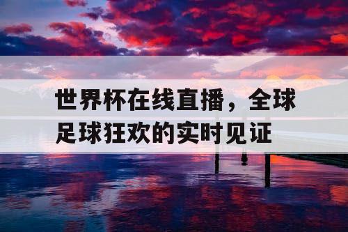 世界杯在线直播，全球足球狂欢的实时见证