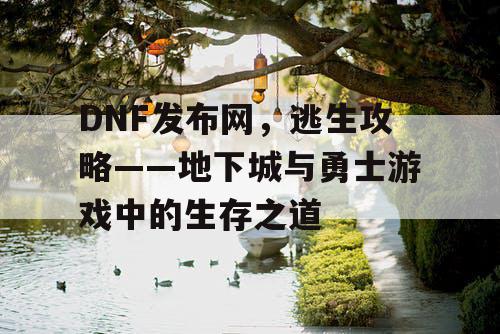 DNF发布网，逃生攻略——地下城与勇士游戏中的生存之道