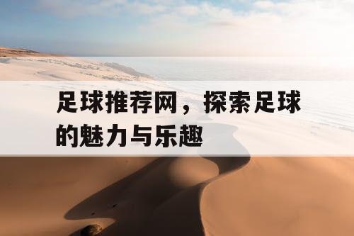 足球推荐网，探索足球的魅力与乐趣