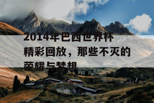 2014年巴西世界杯精彩回放，那些不灭的荣耀与梦想
