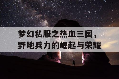 梦幻私服之热血三国，野地兵力的崛起与荣耀