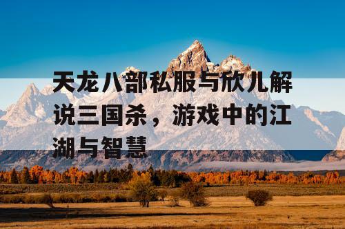 天龙八部私服与欣儿解说三国杀，游戏中的江湖与智慧