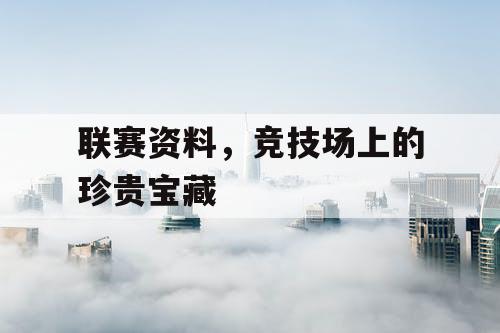 联赛资料，竞技场上的珍贵宝藏