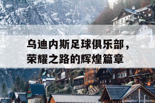 乌迪内斯足球俱乐部，荣耀之路的辉煌篇章