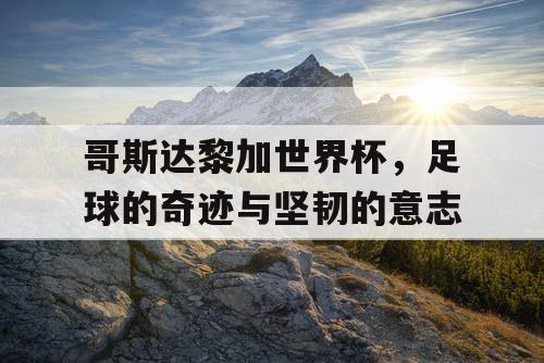哥斯达黎加世界杯，足球的奇迹与坚韧的意志
