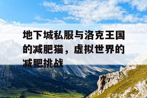 地下城私服与洛克王国的减肥猫，虚拟世界的减肥挑战
