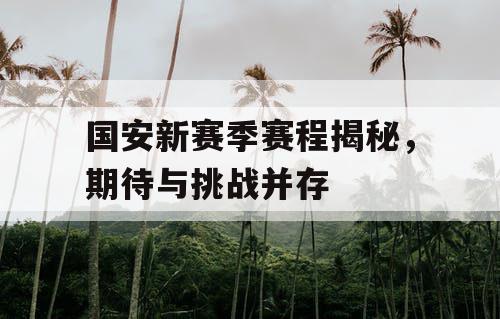 国安新赛季赛程揭秘，期待与挑战并存