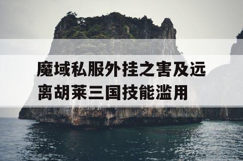 魔域私服外挂之害及远离胡莱三国技能滥用