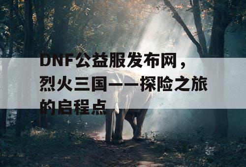 DNF公益服发布网，烈火三国——探险之旅的启程点