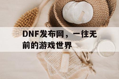 DNF发布网，一往无前的游戏世界