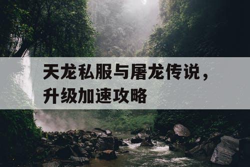 天龙私服与屠龙传说，升级加速攻略
