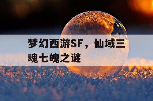 梦幻西游SF,仙域三魂七魄之谜 梦幻西游SF,仙域三魂七魄之谜