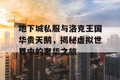 地下城私服与洛克王国华贵天鹅，揭秘虚拟世界中的奢华之旅
