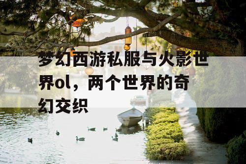 梦幻西游私服与火影世界ol，两个世界的奇幻交织
