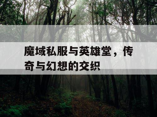 魔域私服与英雄堂,传奇与幻想的交织 魔域私服与英雄堂,传奇与幻想的交织