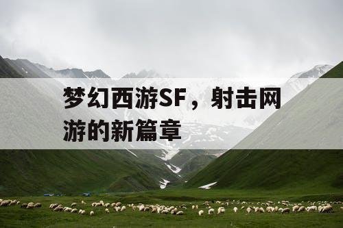 梦幻西游SF，射击网游的新篇章