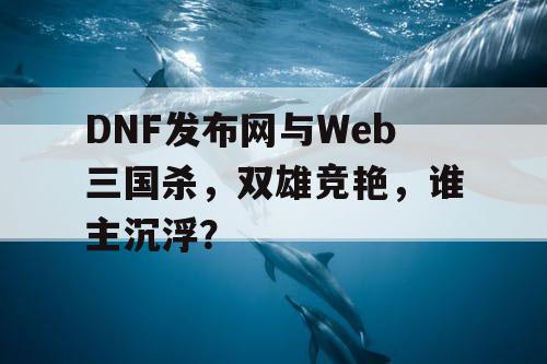 DNF发布网与Web三国杀，双雄竞艳，谁主沉浮？