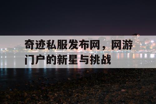 奇迹私服发布网，网游门户的新星与挑战