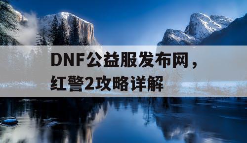 DNF公益服发布网，红警2攻略详解