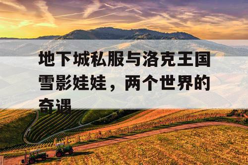 地下城私服与洛克王国雪影娃娃，两个世界的奇遇